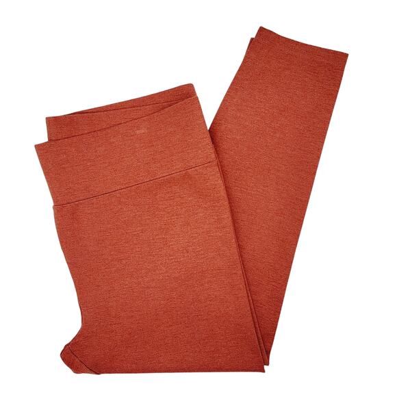 LOFT Lou & Grey Style #525520 Rayon Blend Pumpkin Ankle Length Leggings Size XL - Picture 1 of 7